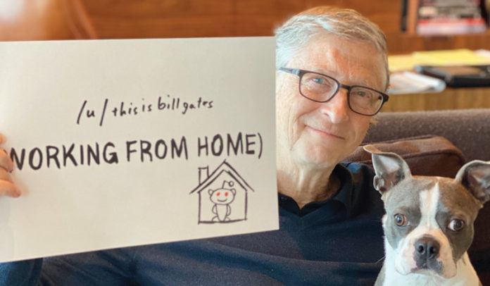 Bill Gates - Working from home