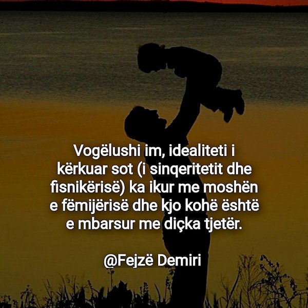 Fejzë Demiri - vogëlushi im