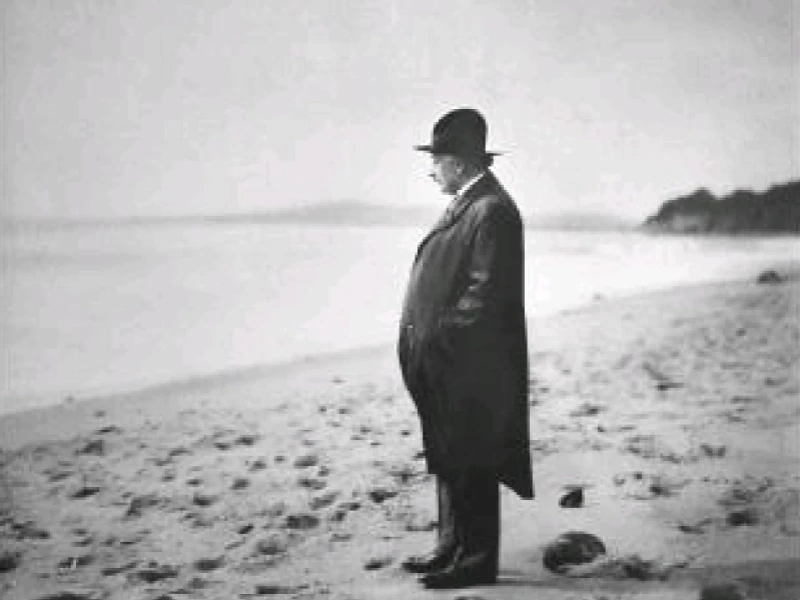 Albert Ajnshtajn, plazhi Santa Barbara, 1933