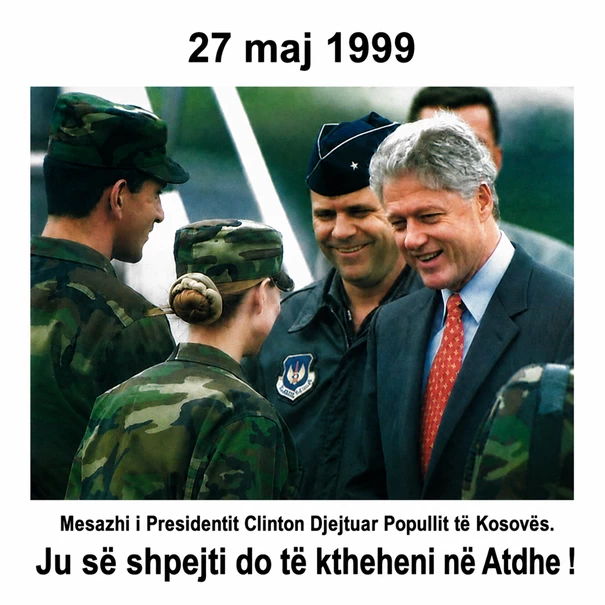 Clinton - së shpejti në atdhe, 1999
