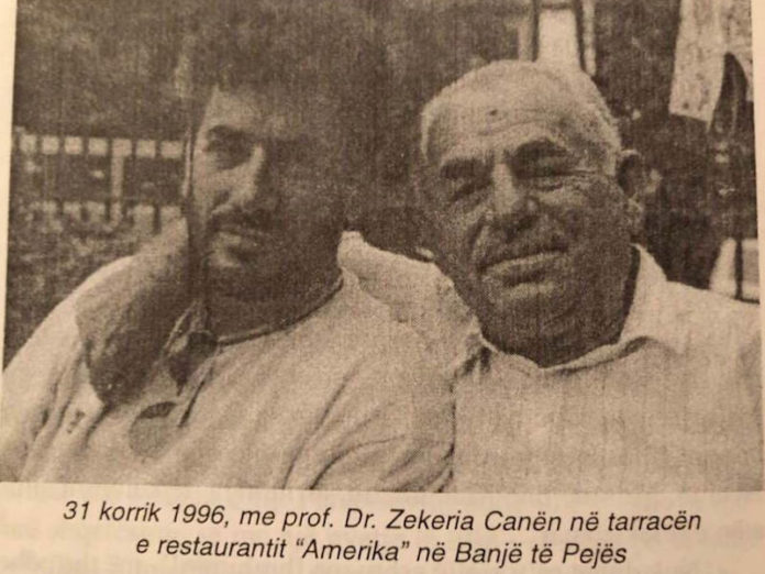 Bajram Kabashi dhe Dr. Zekeria Cana, 1996