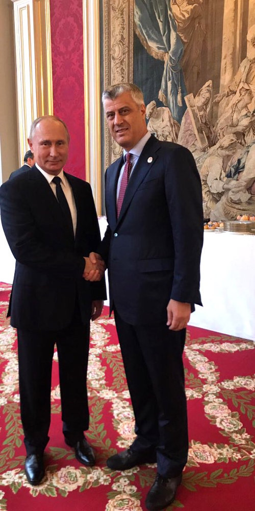 Hashim Thaçi - Vladimir Putin