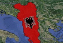 SHQIPTARËT DHE GJEOPOLITIKA Shqipëri etnike - map