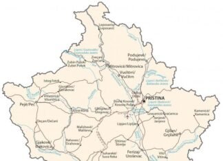 Cikli i poezive “Kosova zog qielli” Kosova Map