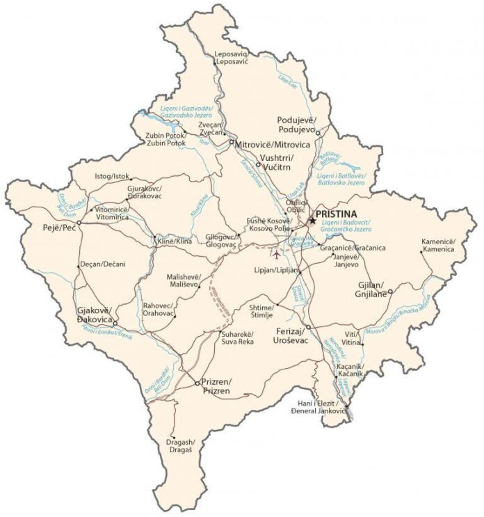 Kosova Map