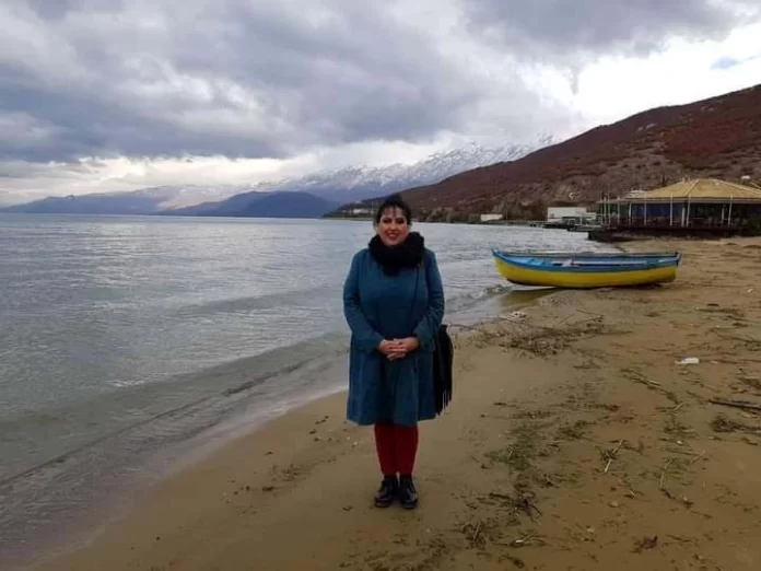 Vlera Ejupi - në liqenin e Ohrit - Maqedoni e Veriut
