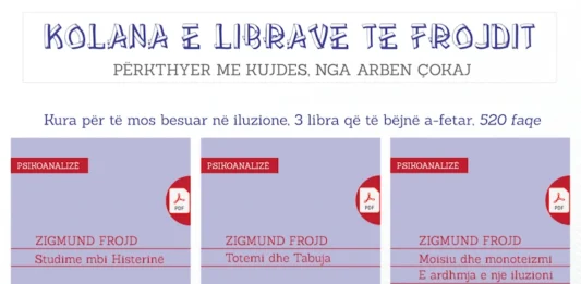 Kolana e librave të Frojdit - 3-libra në shqip