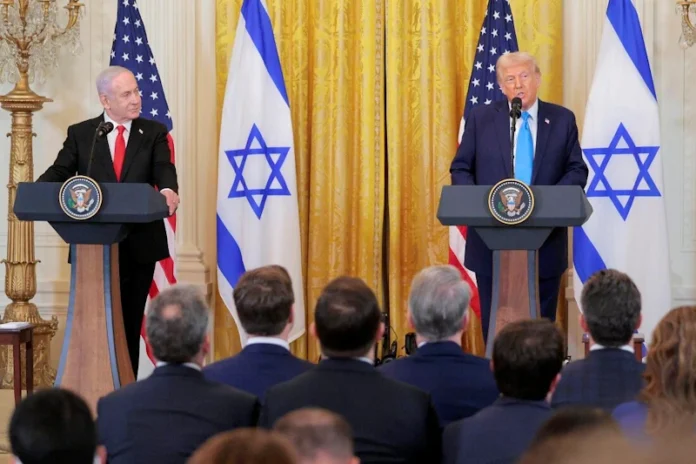 Trump - Netayahu - WH