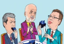 Vuçiç: Serbia s’është në linjë me politikën botërore për shkak të Kosovës Thaçi - Rama - Vuçiq