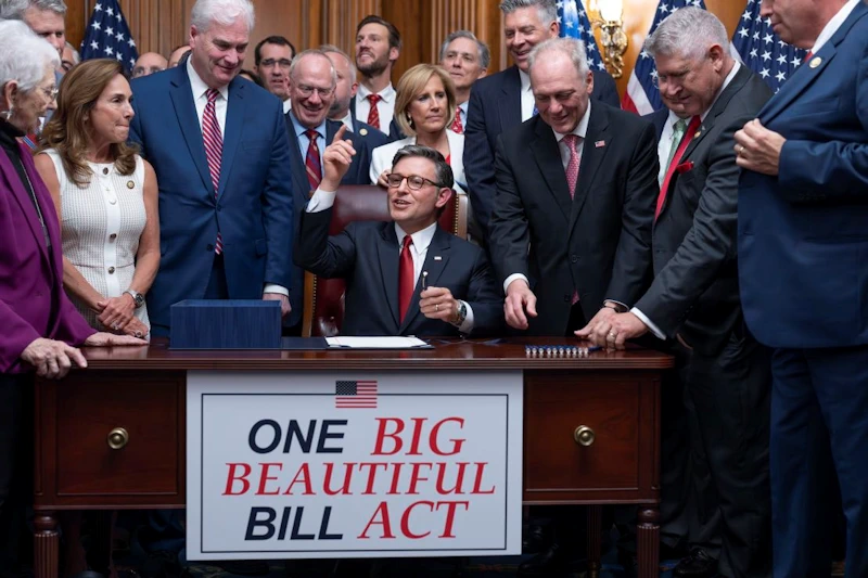 Johnson sign Big Beautiful Bill