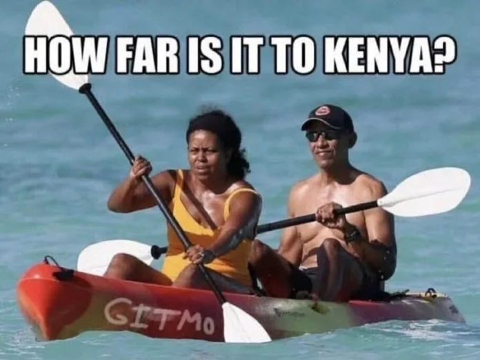 Obama - How far is it to Kenya?