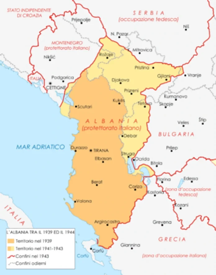Shqipëria e madhe nën protektoratin fashist
