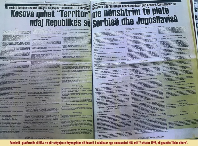 Kosova - territor i Serbisë - gazeta
