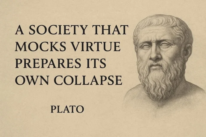 Platoni - The Society mocks virtue