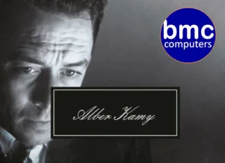 Alber Kamy – I huaji, një roman psikologjik, me të cilin autori fitoi Çmimin Nobel në Letërsi më 1957 Alber Kamy - I huaji