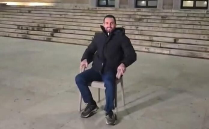 Adriatik Lapaj - proteston Adriatik Lapaj - proteston