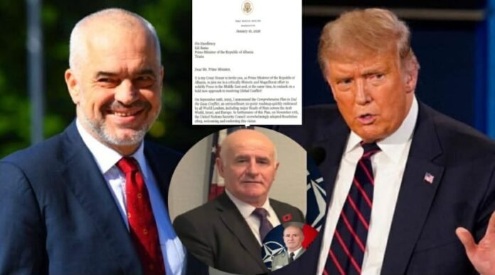 Gen. Ahmetaj - Trump - Rama