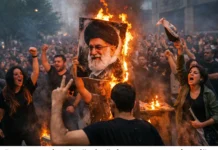 Irani në flakë: Populli iranian kundër zinxhirit të islamit politik