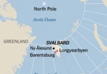 Beteja për majën e botës Svalbard-map