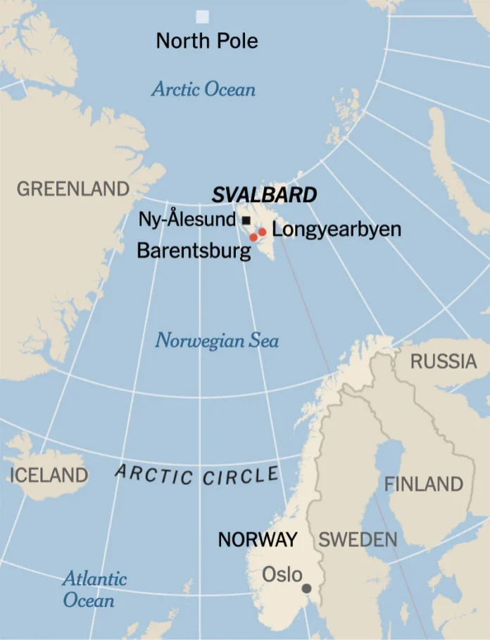 Svalbard-map Svalbard-map