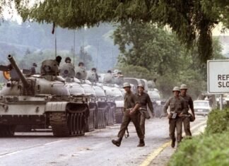 LUFTA NË SLLOVENI – AGRESIONI SERBOMADH Lufta në Slloveni, '91