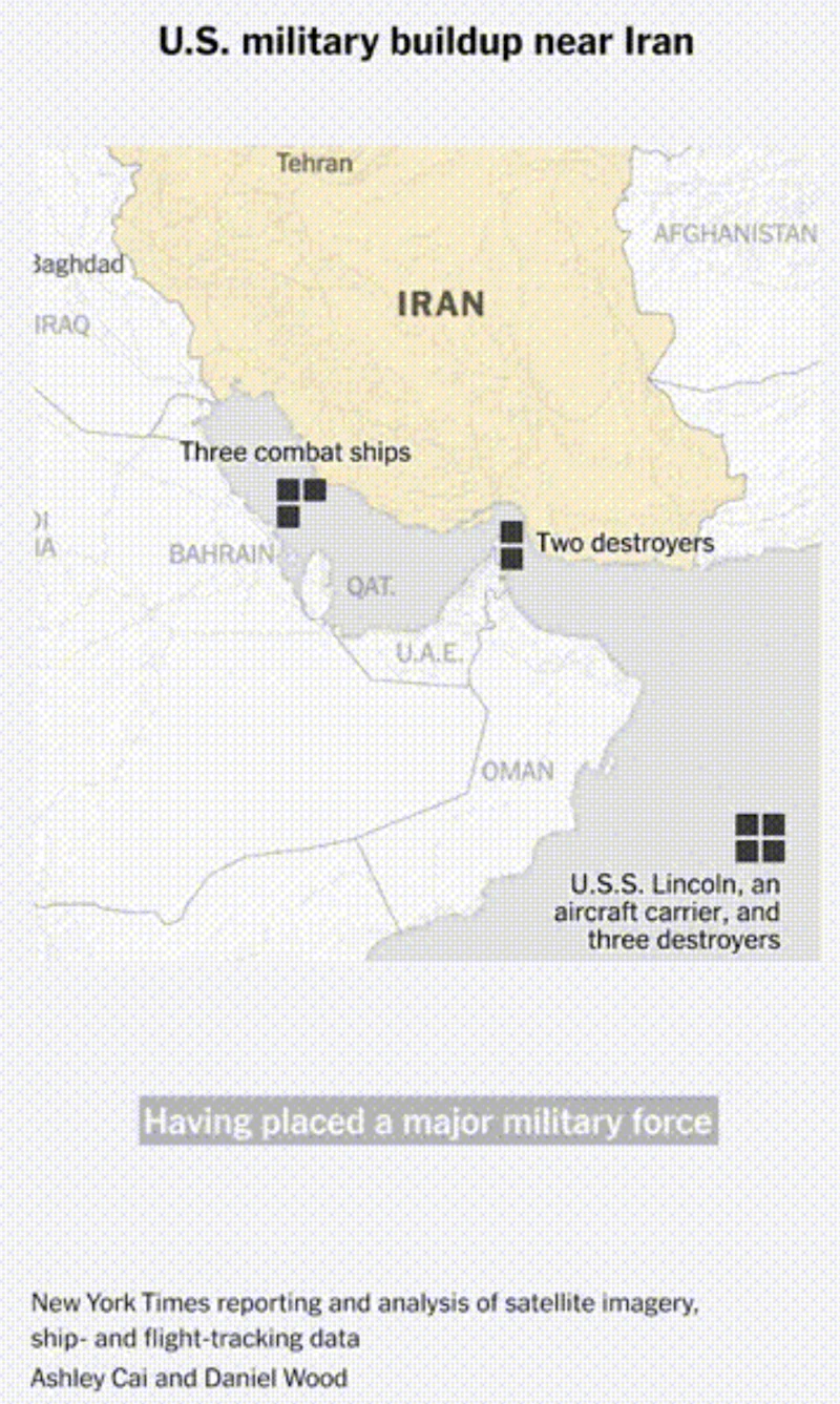 US military near Iran