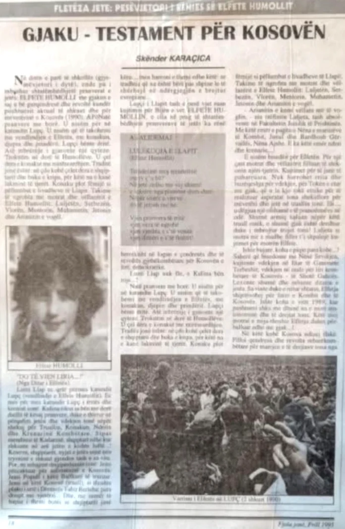 Ylfete Humolli - Gjaku - testament