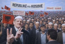 Plisi yt, o Babë, ende flet për lirinë I ati i Asllan Dibranit - me plis në protestë, 1981