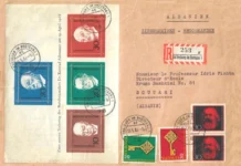 Zarfi që sfidoi censurën në Shqipërinë komuniste Zarf - Albanien - Scutari, 1968