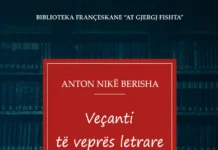 Një kontribut i rëndësishëm në fushën e studimeve fishtiane Anton Nikë Berisha - Veçanti të veprës së Fishtës