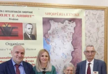 Telegram Ngushëllimi i Shoqatës ” Trojet e Arberit ” me rastin e ndarjes nga jeta të simbolit të kampeve të internimit në Shqipëri Klara Mirakaj Merlika Nue Oroshi - me familjen e Klara Mirakaj