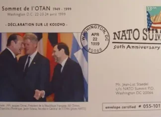 Lufta e Ftohtë, NATO dhe Traktati i Varshavës te pasqyruara ne filateli