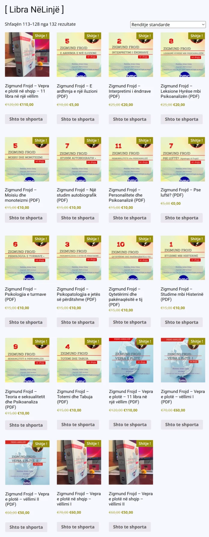 11 librat e Frojdit në shqip 11 librat e Frojdit në shqip