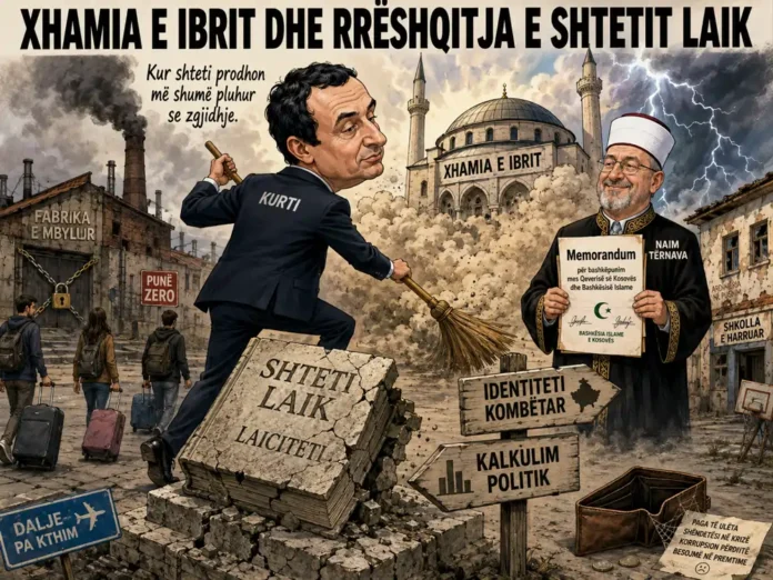 Albini dhe xhamia e Ibrit