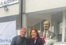 BUST PËR HALIL ALIDEMËN, HOMAZH PËR VEPRËN DHE IDEALIN E TIJ Bust për Halil Alidemën