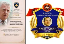 VLERËSIMI MERITOR I VEPRIMTARISË ATDHETARE DHE INTELEKTUALE PËR AKADEMIK FEHMI AGANIN