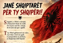 Janë shqiptarët për ty Shqipëri! Janë shqiptarë për ty Shqipëri
