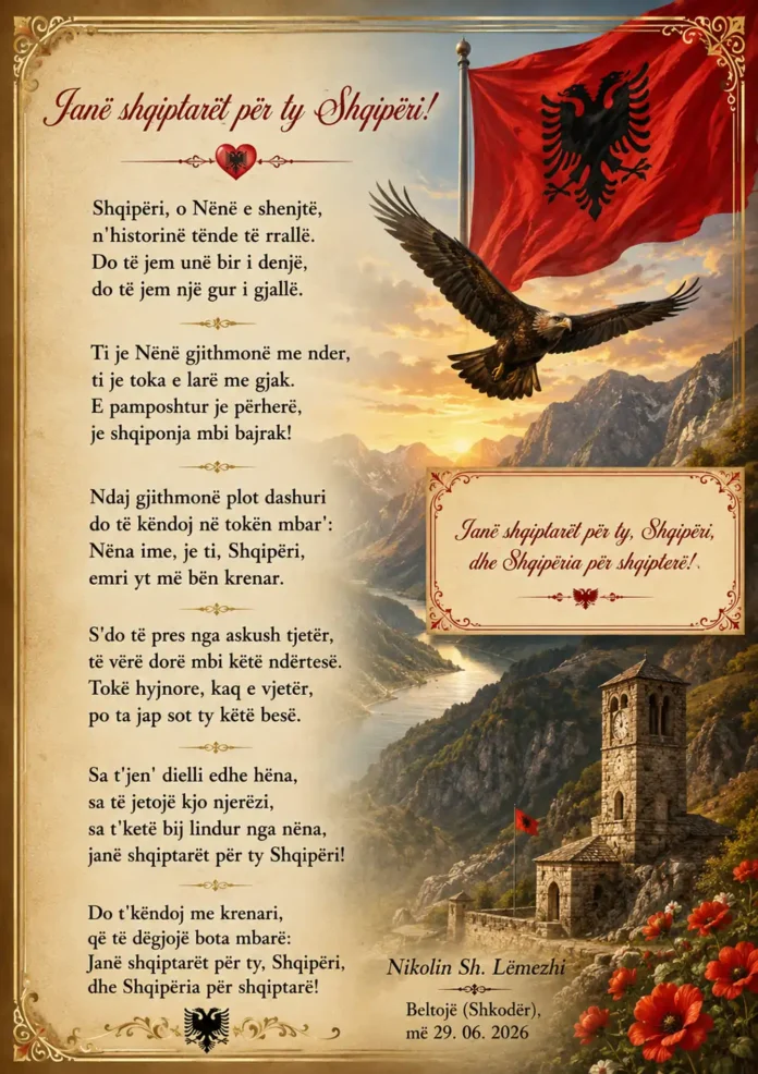 Nikolin Lëmezhi - shqiptarët