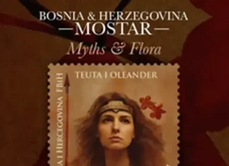 Një reflektim mbi temat historike në filatelinë shqiptare Pullë - Mostar