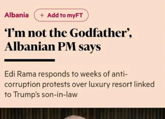Rama për Financial Times: “Unë nuk jam Kumbari…” shko qihuni! Rama për FT