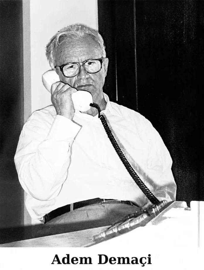 Adem Demaçi - telefon Adem Demaçi - telefon
