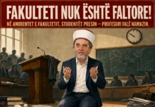 Kur profesori e ngatërron fakultetin me faltoren dhe fenë me kombin Fakulteti nuk është faltore