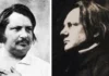 FJALIMI I HYGOSË NË FUNERALIN E BALZAKUT Hugo et Balzac
