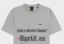 Euro ka rënë artificialisht në Shqipëri, e ha populli, se oligarkët nuk i luajnë çmimet Kush e mbështet Ramën - T-shirt