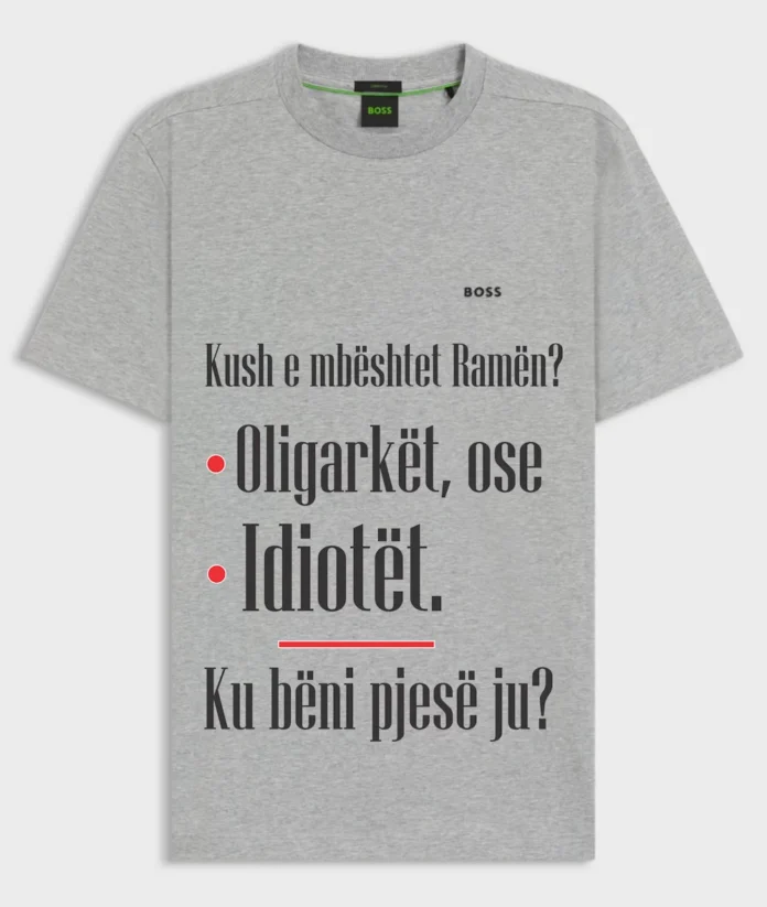 Kush e mbështet Ramën - T-shirt