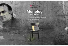 Monolog me veten, kur nuk kam një partnere për të biseduar Meritan Spahija - Monolog me veten