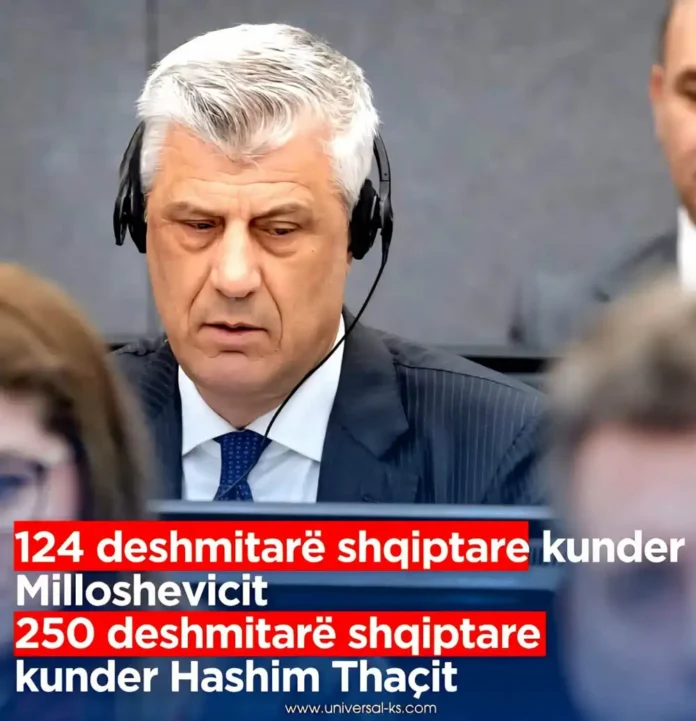 250 dëshmitarë kundër Thaçit