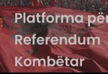 E DUA SHQIPËRINË! Platforma për referendum kombëtar