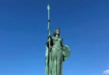 VEPËR MONUMENTALE KUSHTUAR MBRETËRESHËS TEUTË Shtatore - Mbretëresha Teutë - Shëngjin