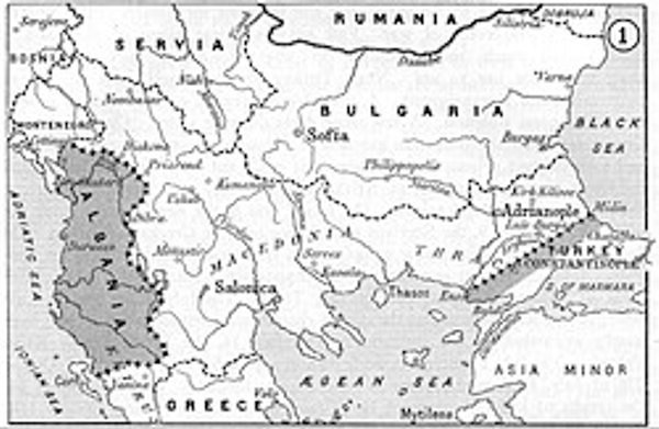 Territorial Modifications in the Balkans – Conference of London 1913